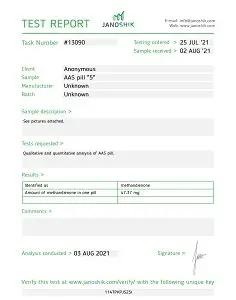 Odin Pharma Dianabol Lab Test