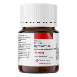 Cytomel-T3 50 mg - Liothyronine Sodium - Beligas Pharmaceuticals