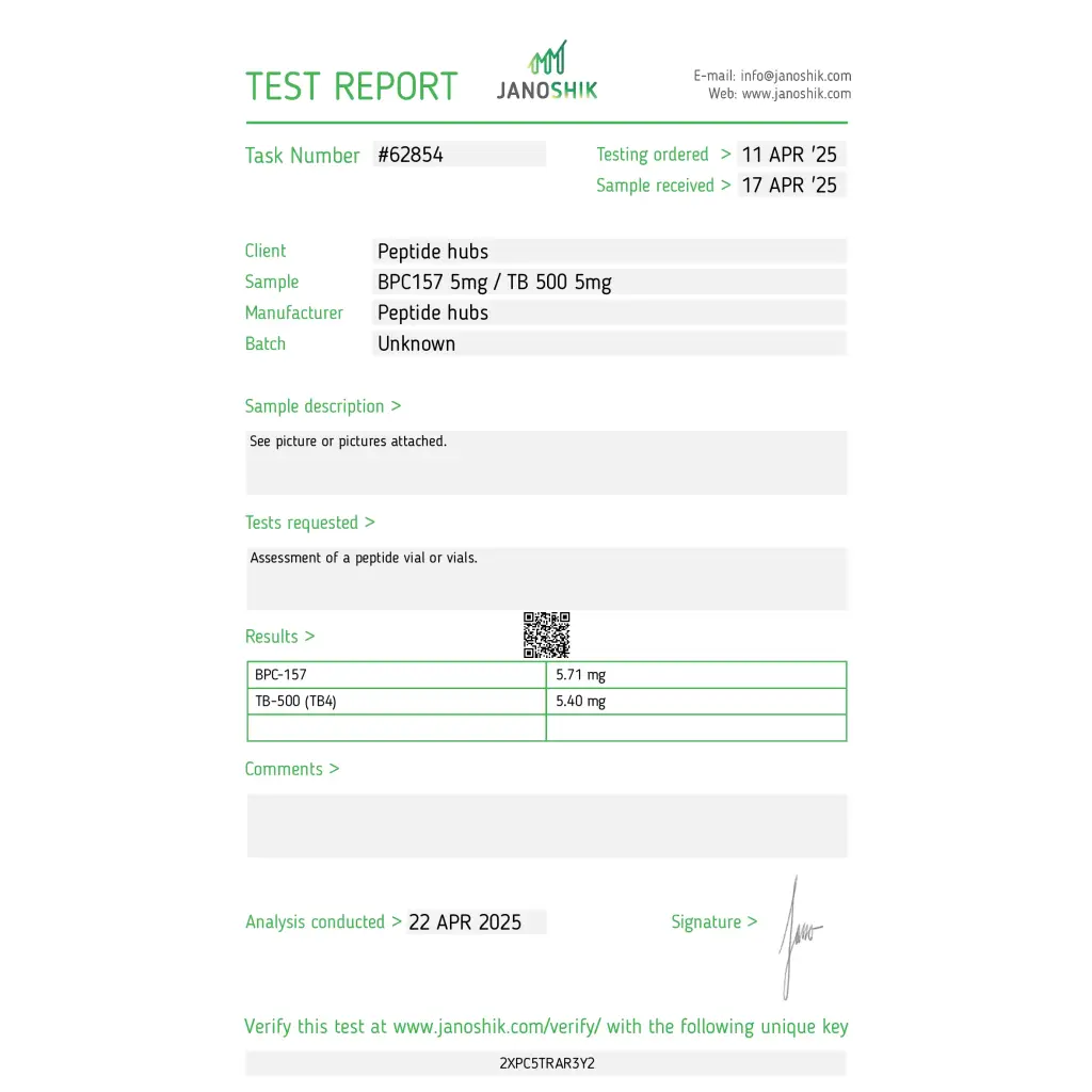 TB 500/BPC 157 10mg