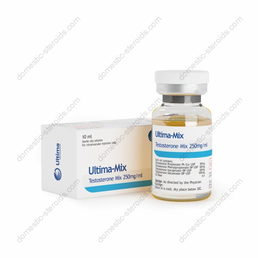 Ultima-Mix 250 - Testosterone Decanoate Testosterone Isocaproate Testosterone Phenylpropionate Testosterone Propionate - Ultima Pharmaceuticals Ultima-Mix 250 - Testosterone Decanoate Testosterone Isocaproate Testosterone Phenylpropionate Testosterone Propionate - Ultima Pharmaceuticals